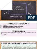 Pertemuan 7 - Transaksi Antar Perusahaan (Persediaan)