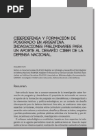 Rutz, G. - Ciberdefensa y Formación de Posgrado en Argentina
