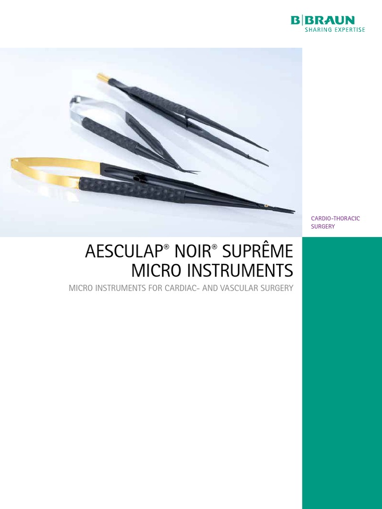 AESCULAP NOIR Micro Instruments | PDF