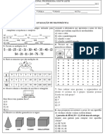 Prova de Matemática Kadyma 1