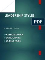 Leadership Styles