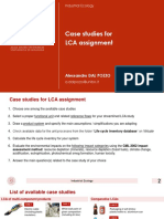 Case Studies For LCA Assignment