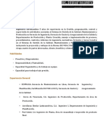 Ingeniero Aeronáutico con 5 años de experiencia en Gestión de Calidad