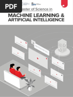 Machine Learning &: Artificial Intelligence