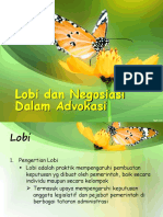 Lobi dan Negosiasi dalam Advokasi