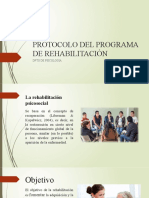 Protocolo Del Programa de Rehabilitación
