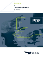 Særkøreplan - Til Og Fra Øst - Og Nordjylland - 01.07.-26.08.2007 - DSB