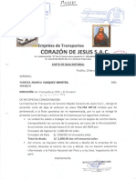 Modelo Carta Notarial Dar Baja A Unidad Morosa (Emp. Corazón de Jesús)