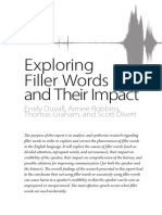 Exploring Filler Words and Their Impact: Emily Duvall, Aimee Robbins, Thomas Graham, and Scott Divett