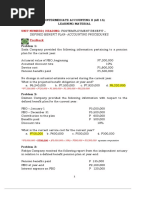 Defined Benefit Plan Accounting Procedures | PDF | Pension | Defined ...
