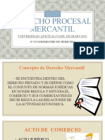 DERECHO PROCESAL MERCANTIL