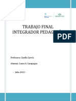 Trabajo Final Integrador Pedagogía