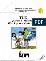 Workplace Outcomes: Quarter 4 - Module 7