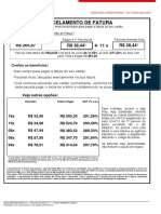 Parcelamento de fatura cartão Santander com até 18x e CET de 297,7