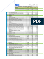 Presupuesto Administracion