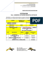 Cotizacion de Cisterna 3000 Litros para Combustible Con Bomba Gam Pailon