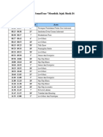 Rundown Acara Soundtone