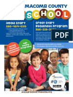 Preschool Flyer