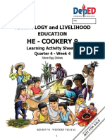 TLE LAS - HE Cookery 9 - LAS Quarter 4 - Week 4