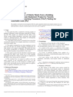 Sample Selection of Debris Waste From A Building Renovation or Lead Abatement Project For Toxicity Characteristic Leaching Procedure (TCLP) Testing For Leachable Lead (PB)