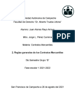 Reglas Generales de Los Contratos Mercantiles