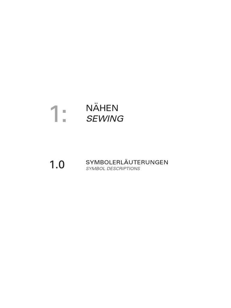 Symboles de machines à coudre | PDF | Machine à coudre | Vêtements