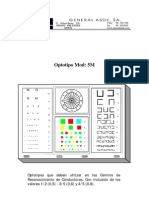 Optotipo - 5M ASDE