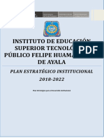 Plan estratégico institucional IEST 2018-2022