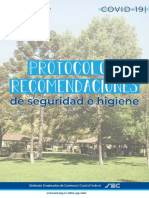 Protocolo Club Recreativo Ezeiza 1234