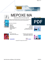 Mepoxe Ma: Methyl Ethyl Ketone Peroxide Type MA