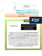 LECCION 10.1 PERCENTILES Y APLICACIONES.