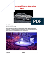 Lanzamiento Del Nuevo Mercedes Benz