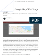 How To Use Google Maps With Vue - Js Apps - Better Programming - Medium