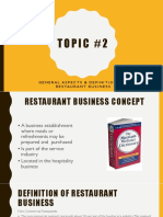 Commercial vs Non-Commercial Restaurant Business Models