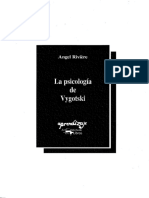 Rivière, A. La psicología de Vygotski. Cap. 7