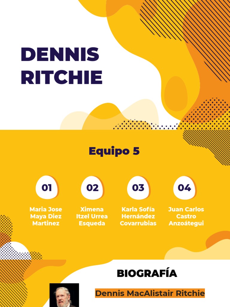 Biografía de Dennis Ritchie | PDF | Gestión de tecnología de la ...