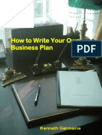 How to Write Your Own Business Plan