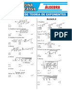 Ejercicios de Teoria de Exponentes Pagina Educativa