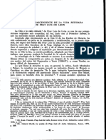 C. Sabor de Cortazar, El Sentido Trascendente de La Vida Retirada de Fray Luis de León