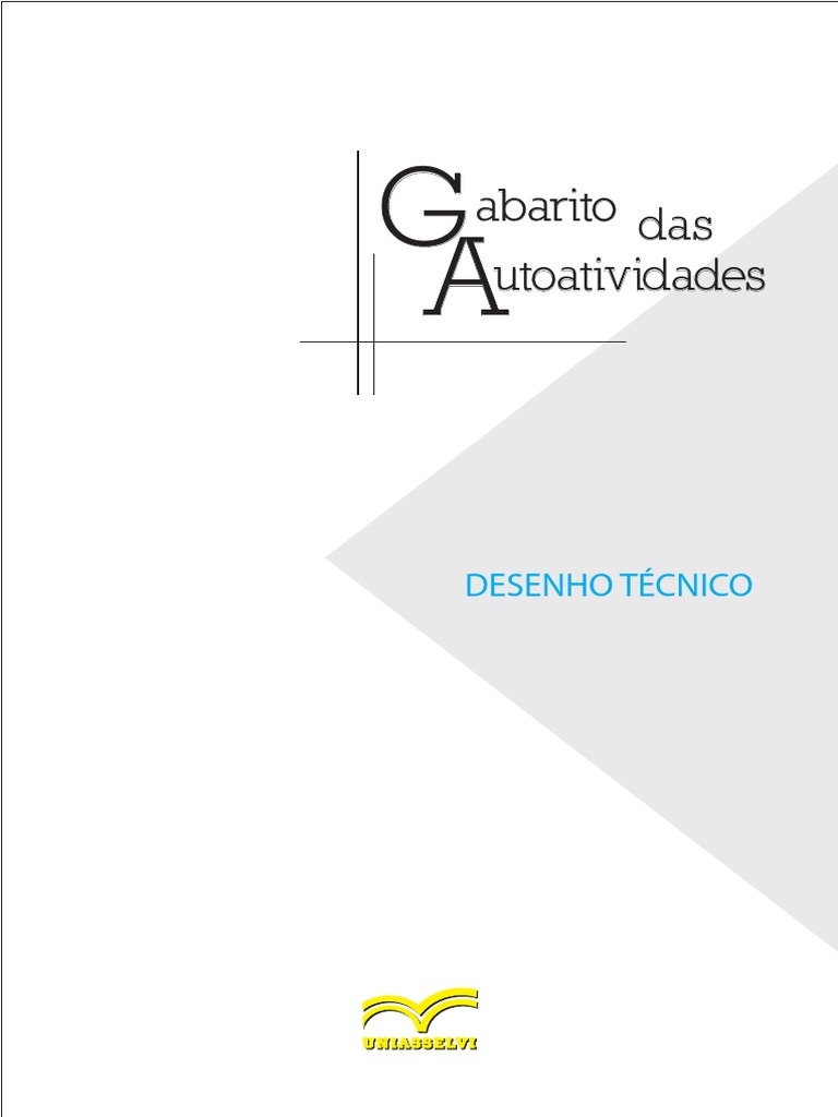 Gabarito de Atividades de Desenho Técnico | PDF | Perspectiva (gráficos ...