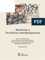 Memórias e Territórios Interdisciplinares - Ebook - 9786586123951