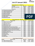 Price List Cak Ferdi Meat Shop