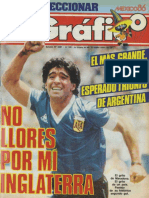Revista El Gráfico - Argentina 2 Inglaterra 1