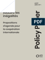 AFD - ANDA - 2019 - Réduire Les Inégalités Propositions D'agenda Pour La Coopération Internationale - Anda David - Policy Paper (2019)