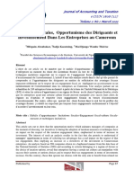 Art _ Incitations Fiscales, Opportunisme des Dirigeants et Investissement Dans Les Entreprises au Cameroun (2002)