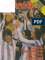 Revista El Gráfico - Argentina Campeón Mundial 1978