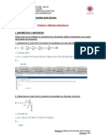 Práctica 1 Métodos Numéricos. Medina Fernández Ariel