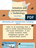 Information and Communication S Technology