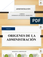 3 Origenes de La Administración