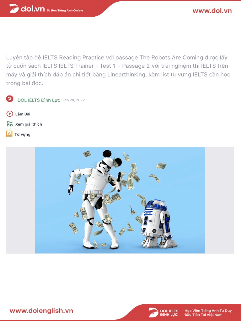 The robots are coming ielts reading answers with explanation pdf